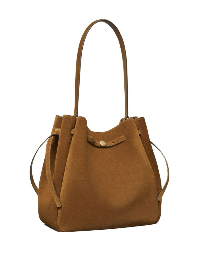 Tory Burch Structured Calf Leather Shoulder Bag