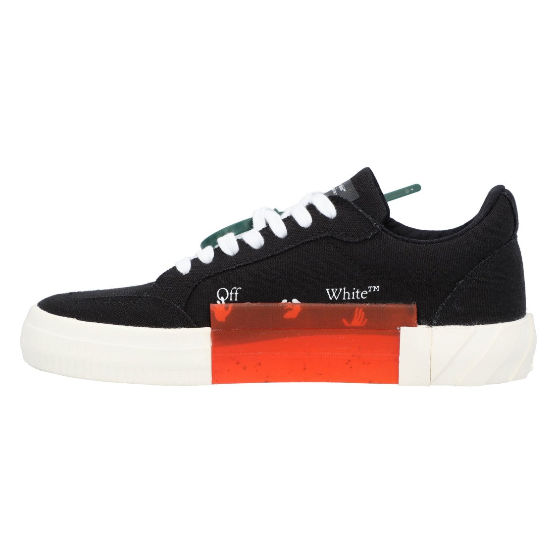 Off-White Low-Top Vulcalized Canvas Sneakers