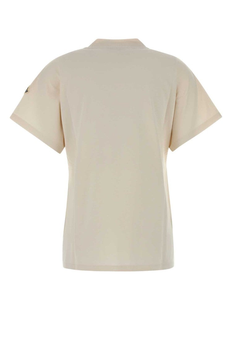Moncler Sand Cotton T-Shirt