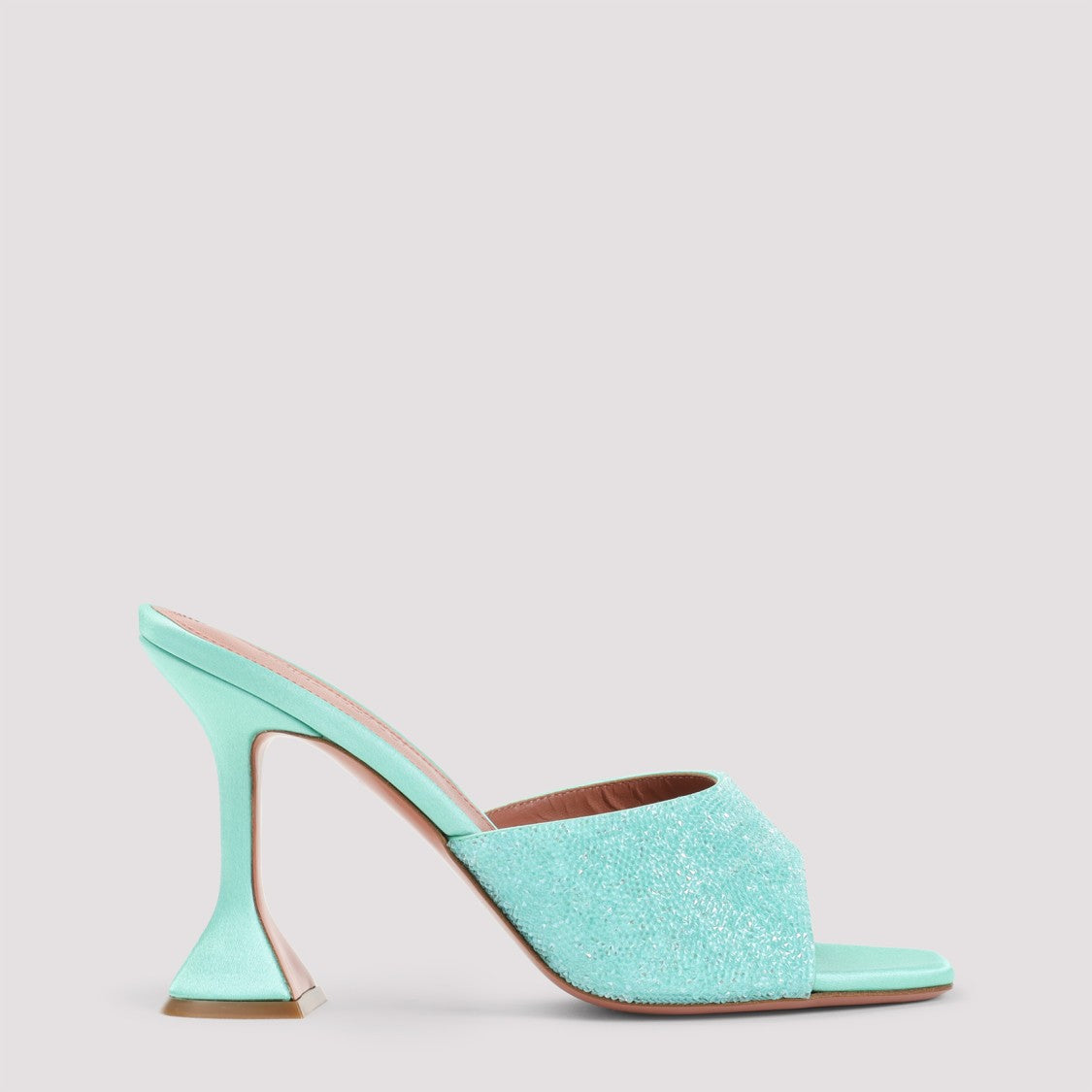 Amina Muaddi Lupita Crystal Dust 95 Sandals