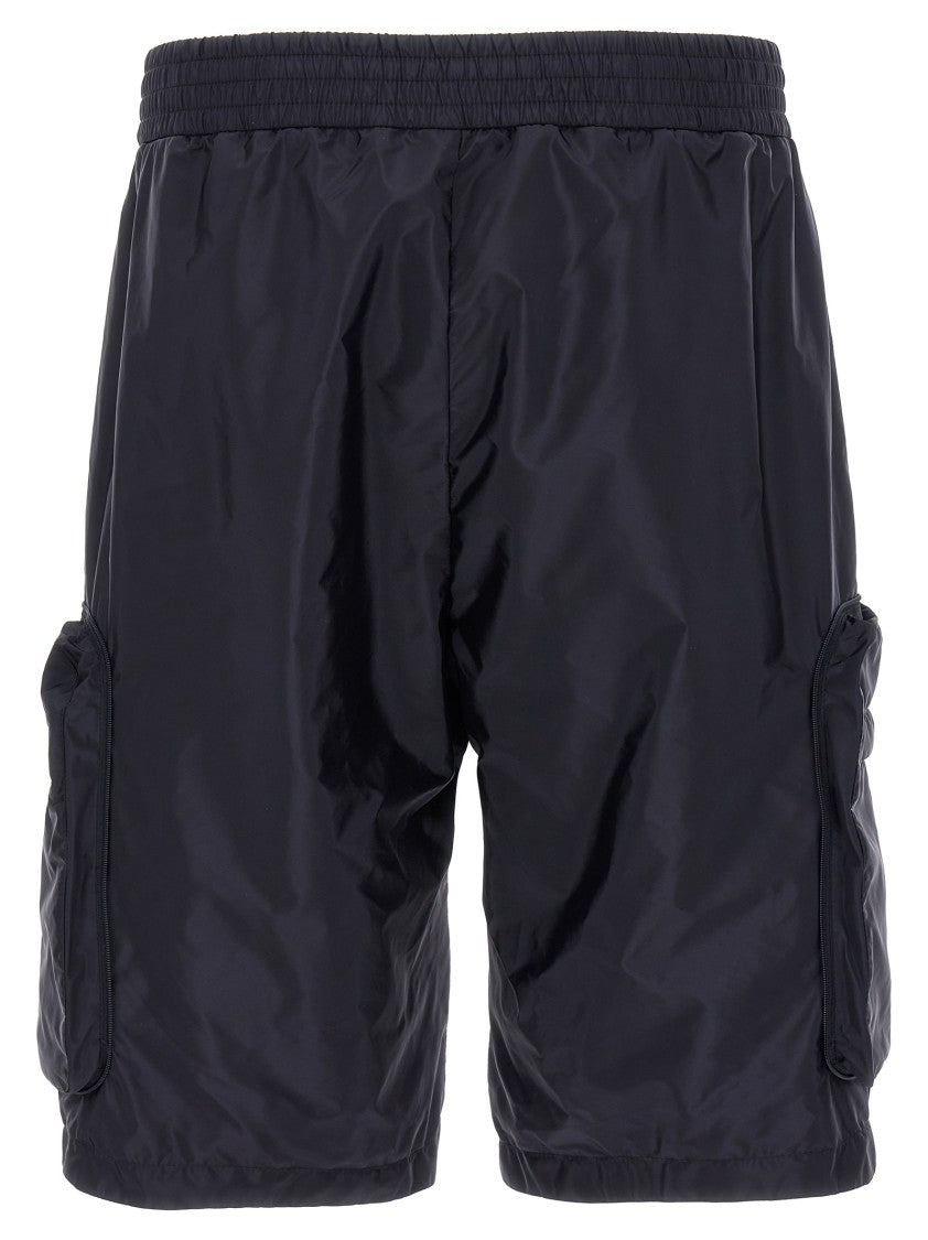 Moncler Genius Technical Fabric Bermuda Shorts With Unique Texture