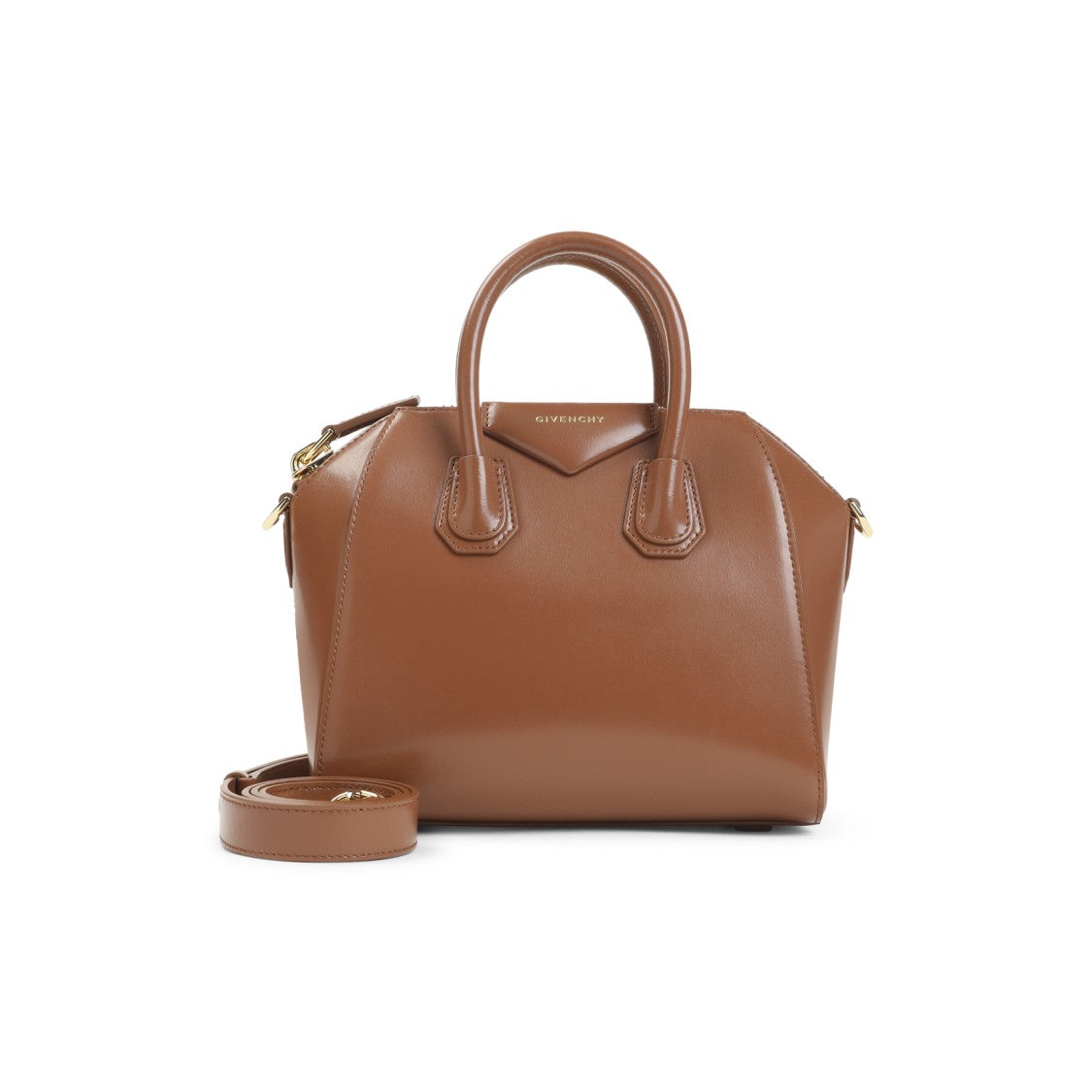 Givenchy Antigona Mini Brown Calf Leather Handbag