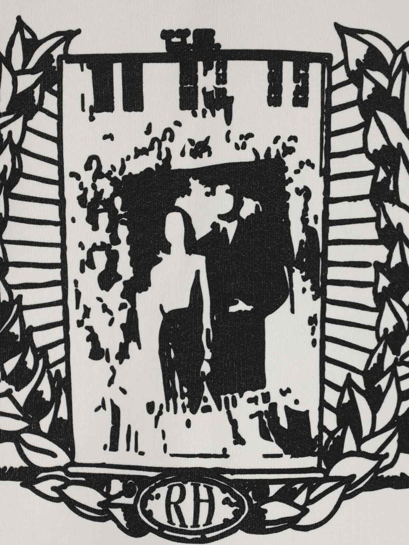 Rhude Classic Crew Neck White T-Shirt With Minimalist Design