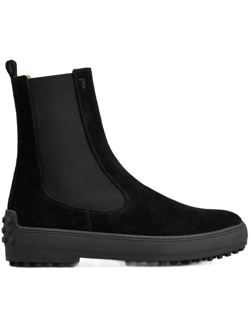 Tod's Winter Gommini Suede Ankle Boots