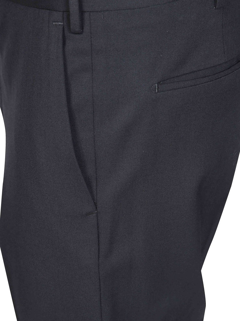 Pt01 Stretch Wool-Blend Tailored Straight-Leg Pants