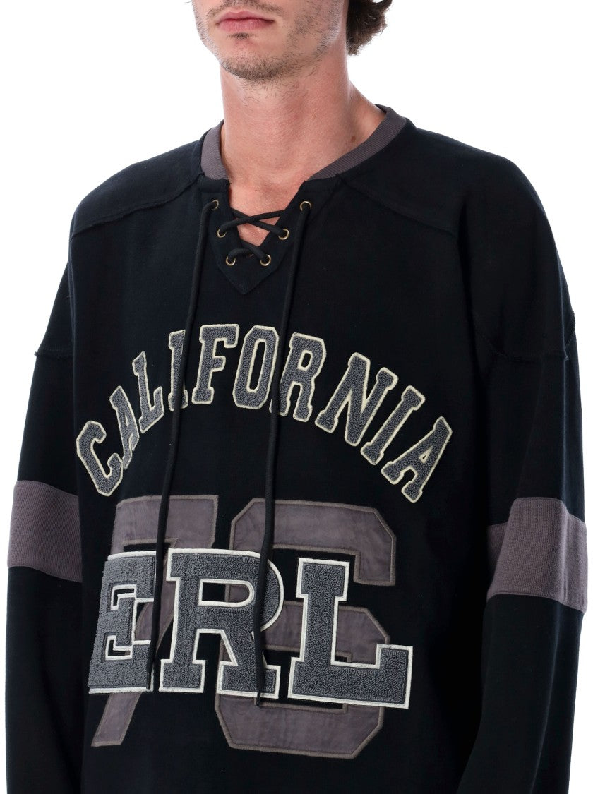 Erl Laced Hockey Sweatshirt