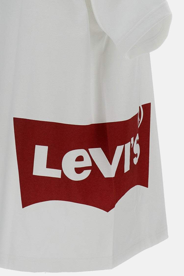 Junya Watanabe White 'Short-Sleeved Wide' Cotton T-Shirt
