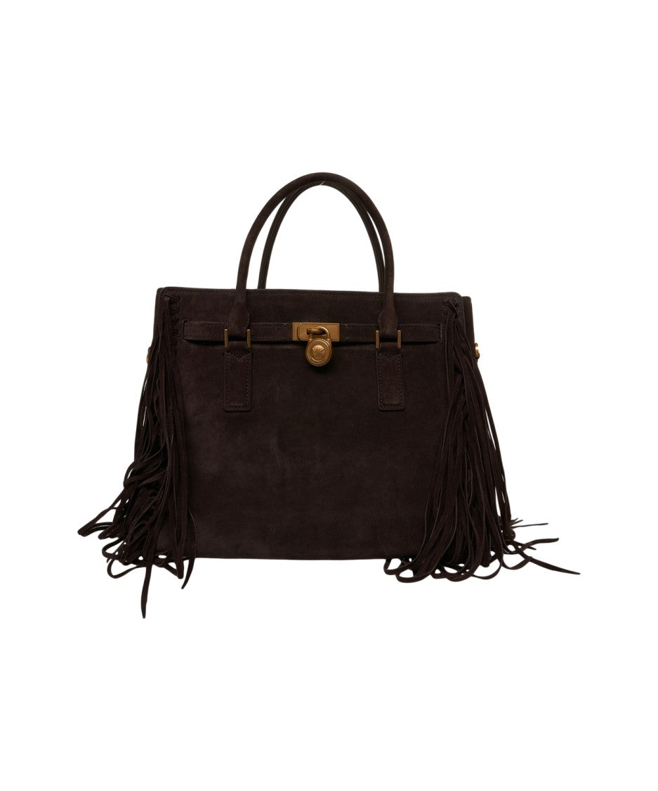 Michael Kors Fringe-Detail Suede Shopper