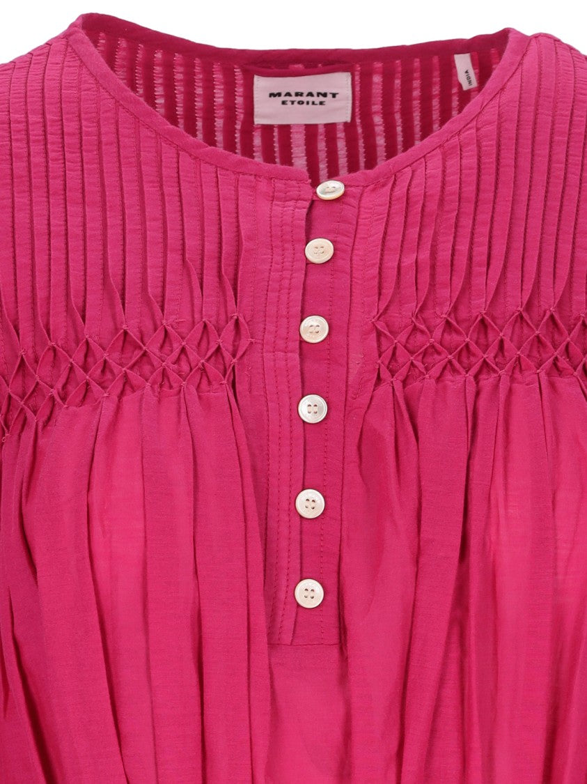 Isabel Marant Étoile Cotton Chemisier Mini Dress