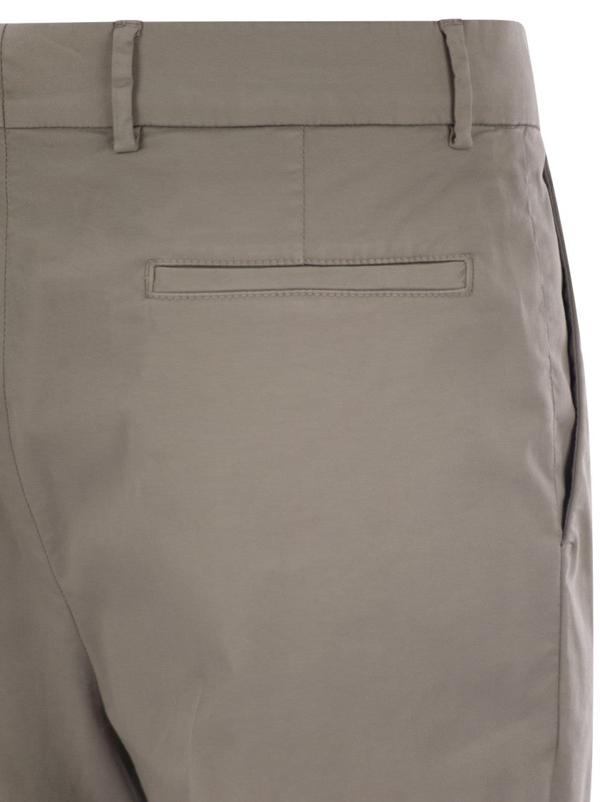 Brunello Cucinelli Garment-Dyed Leisure Fit Trousers