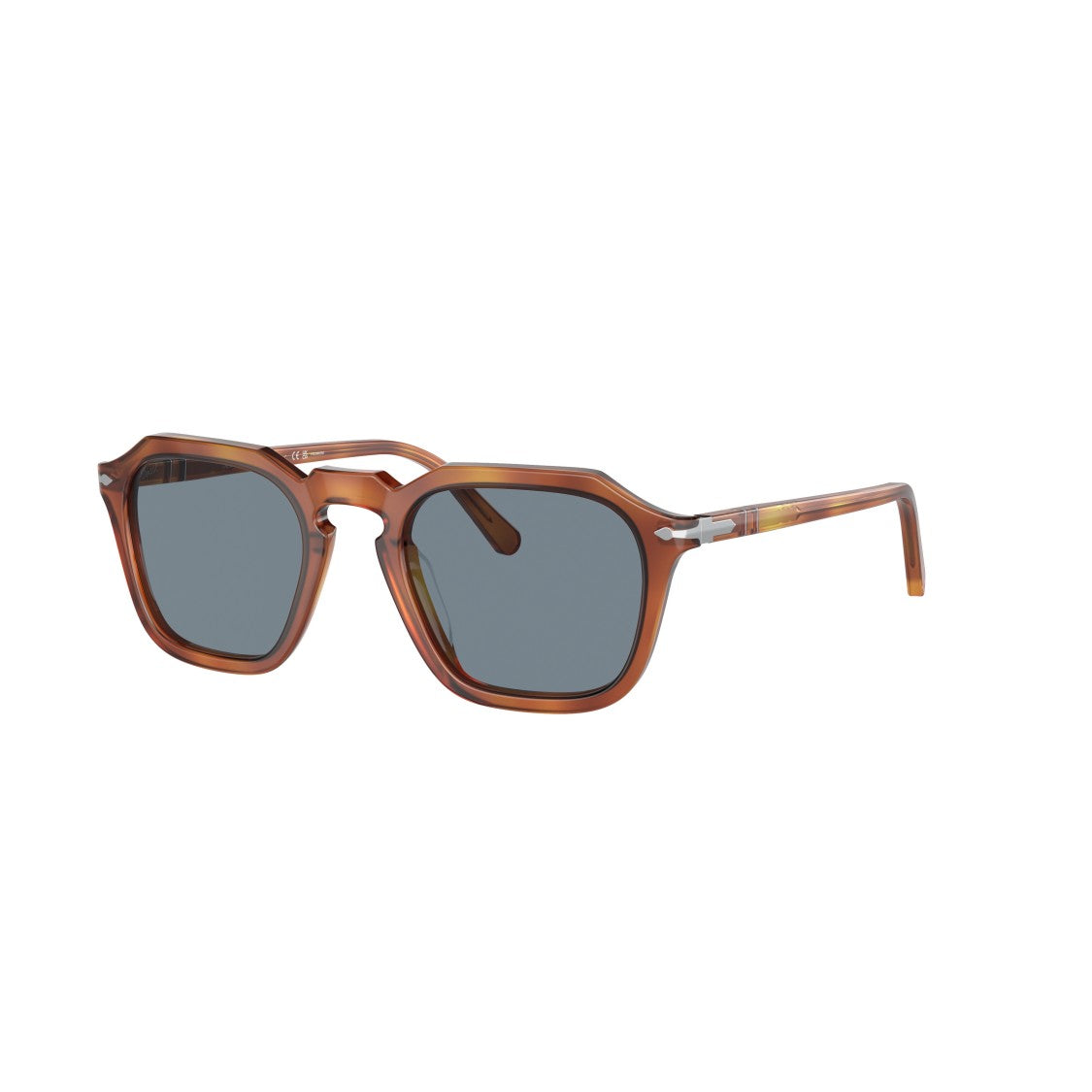 Persol 0Po3292s Geometric Acetate Sunglasses With Tortoiseshell Pattern