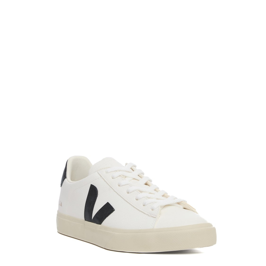 Veja Campo Leather Sneakers With Contrasting Accents