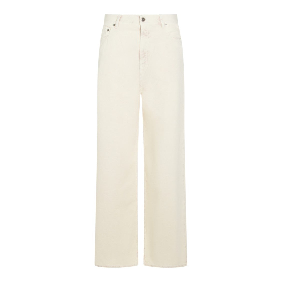 Golden Goose High-Waisted Wide-Leg Jeans With Subtle Star Accents