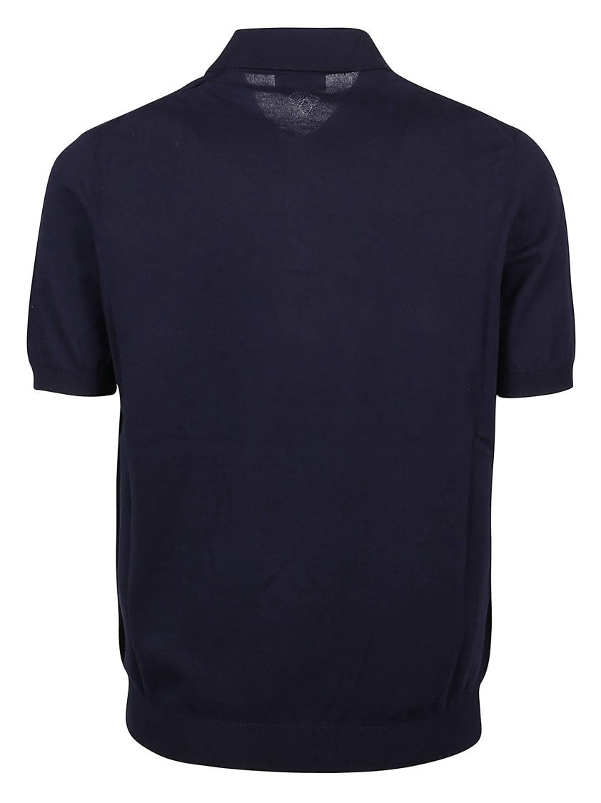 Ballantyne Short Sleeve Plain Fitted Polo