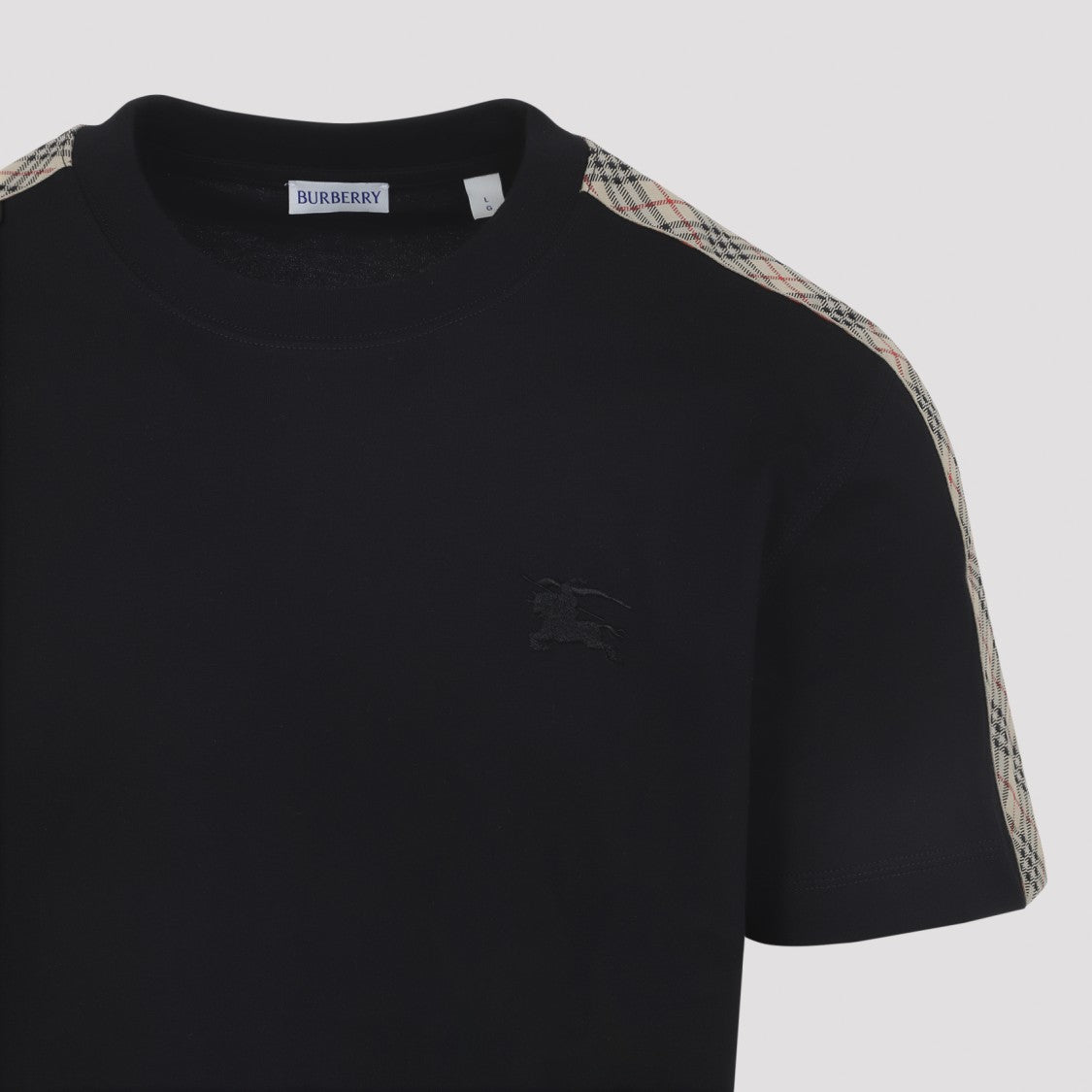 Burberry Black Cotton T-Shirt