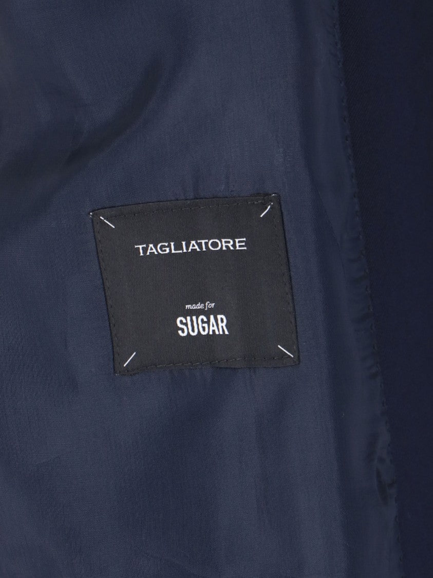 Tagliatore "Jasmine" Double-Breasted Blazer – Navy
