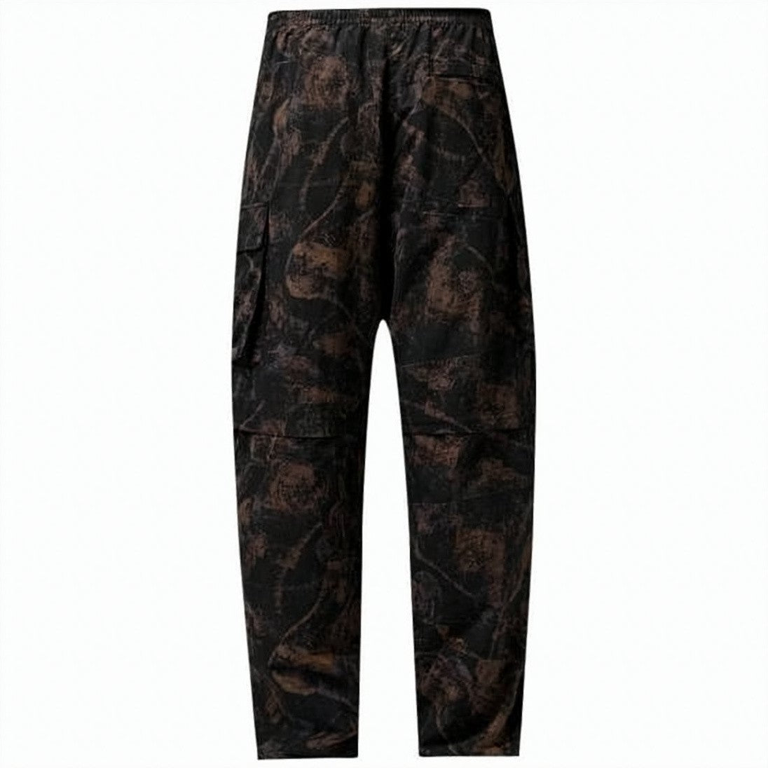 Nike Straight Fit Cargo Pants With Abstract Earthy Pattern