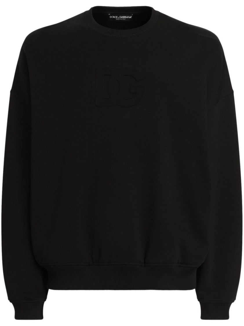 Dolce & Gabbana Relaxed Fit Black Sweater