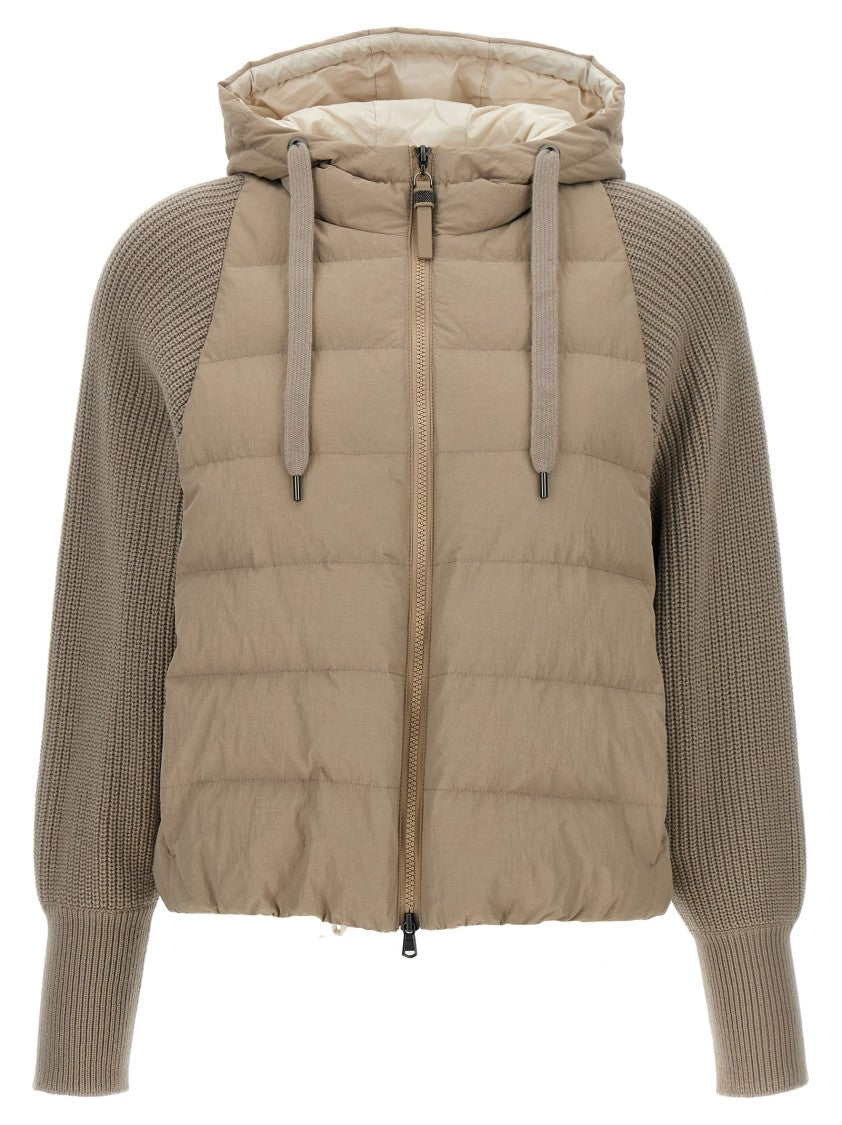 Brunello Cucinelli Two-Material Puffer Jacket