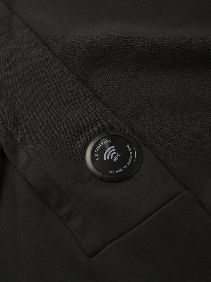 C.P. Company Diagonal Raised Fleece Lens Crewneck Sweatshirt