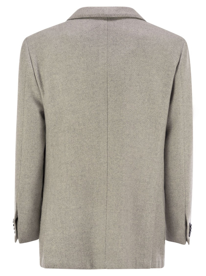 Kiton Single-Breasted Cashmere Jacket