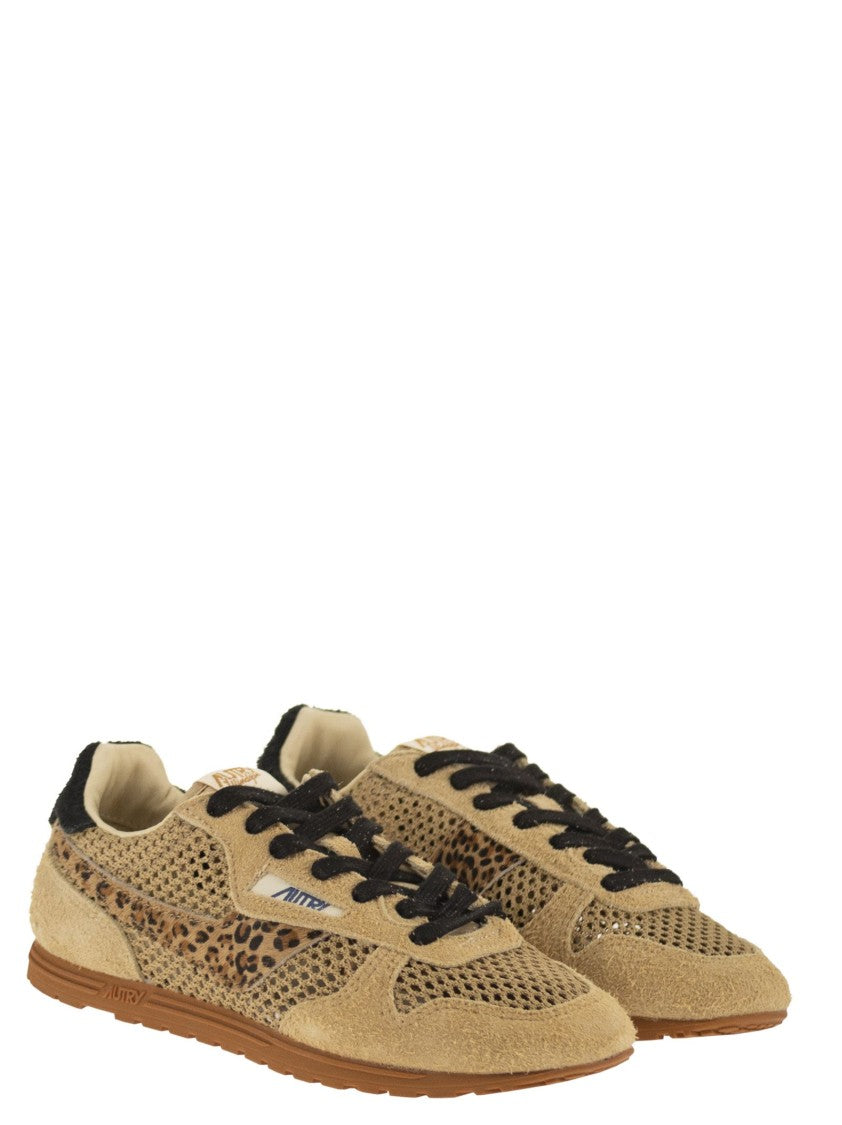 Autry Windspin - Suede And Mesh Trainers
