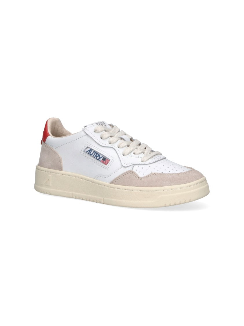 Autry Low-Top Sneakers With Suede Overlays