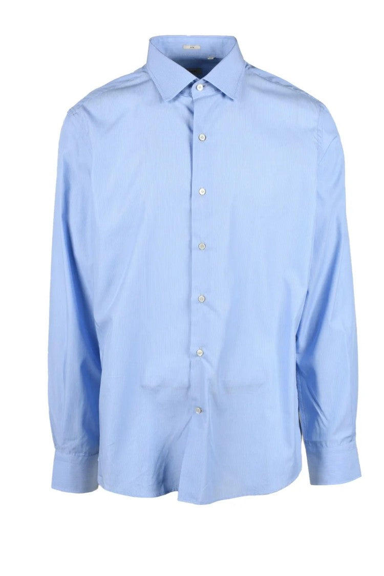 Himon's Light Blue Classic Cotton Shirt