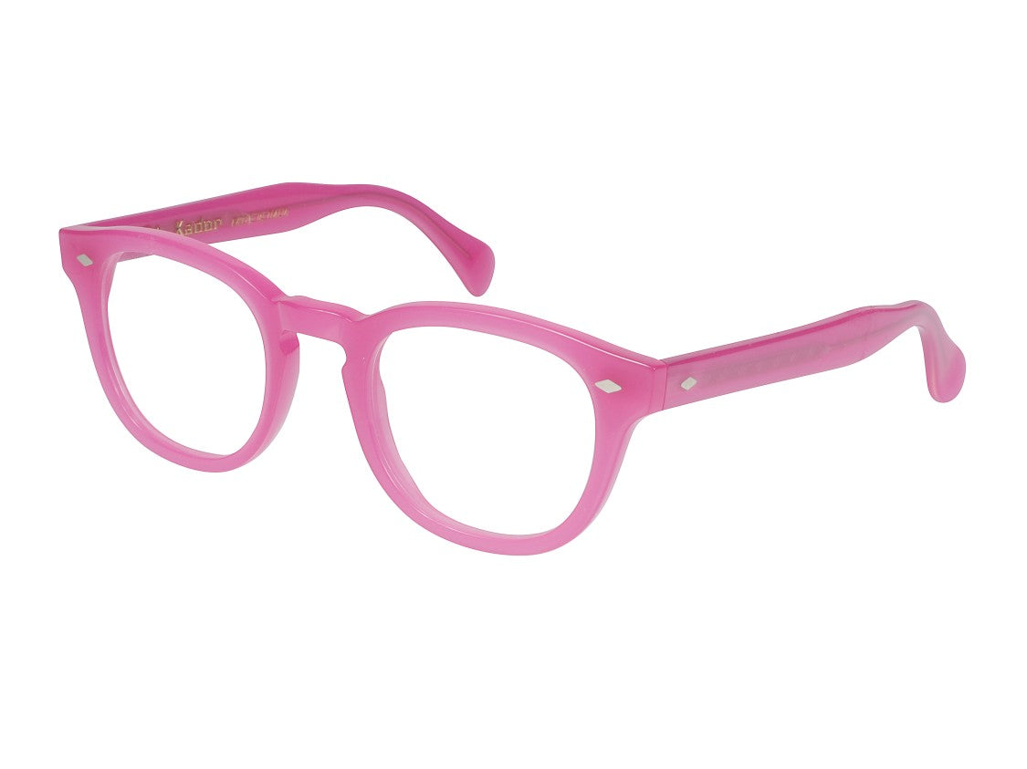 Kador Pink Jolly Cal 49 Translucent Square Eyeglasses