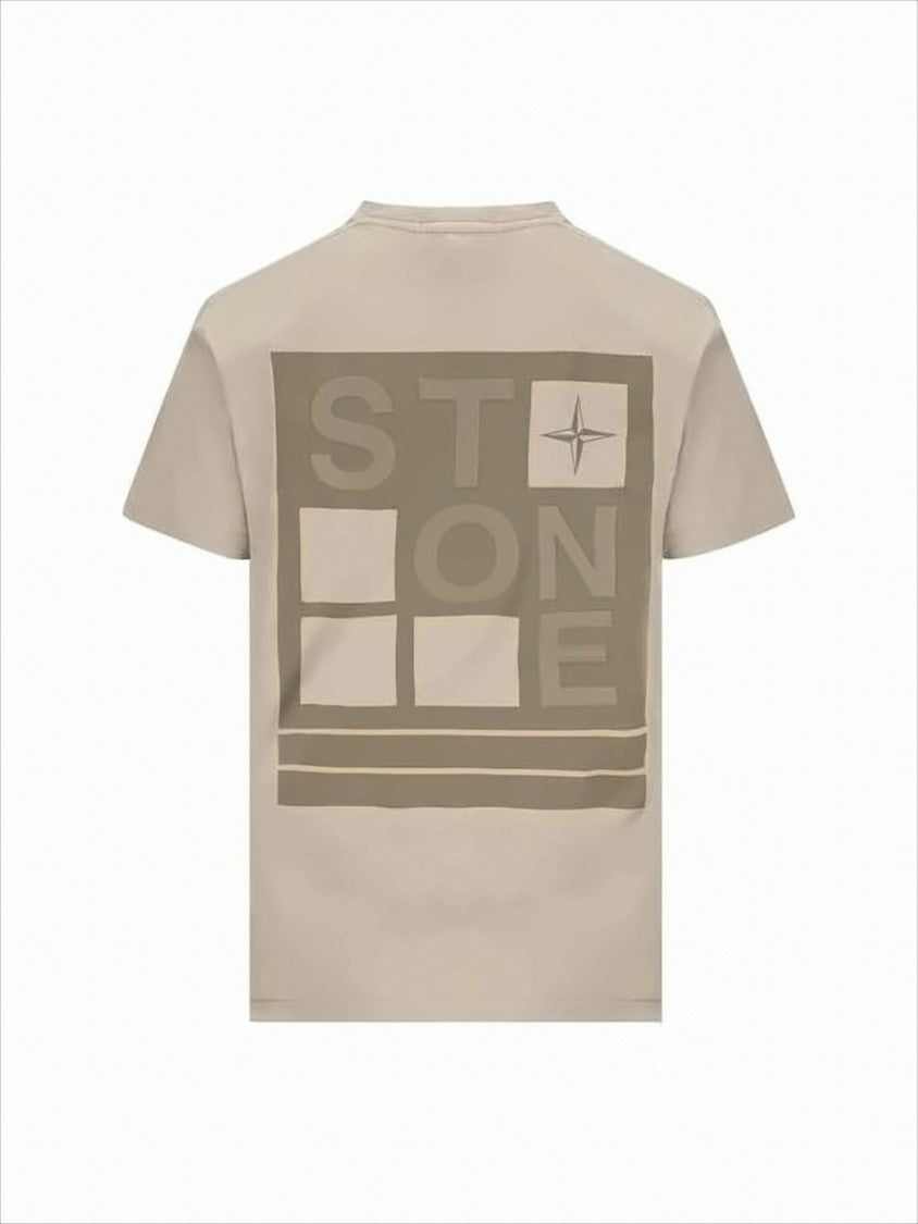 Stone Island Minimalist Graphic Print Short-Sleeve T-Shirt