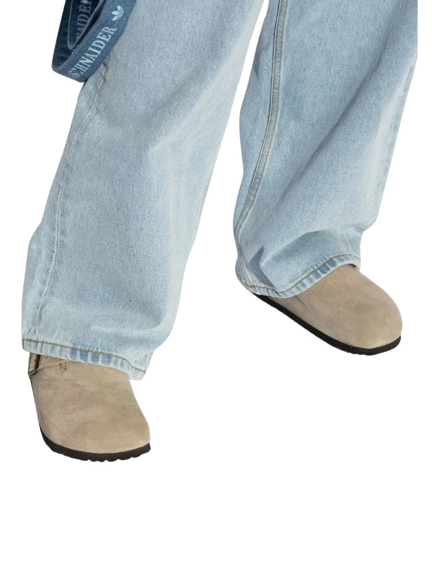 Birkenstock Closed-Toe Suede Sandals With Adjustable Buckle