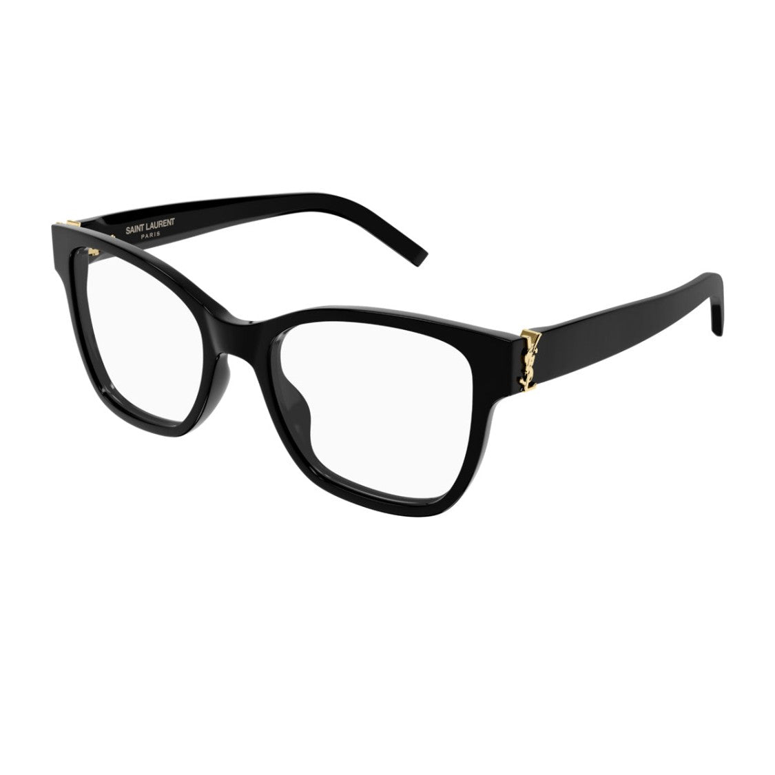 Saint Laurent Transparent Black Sl M158 Acetate Geometric Sunglasses