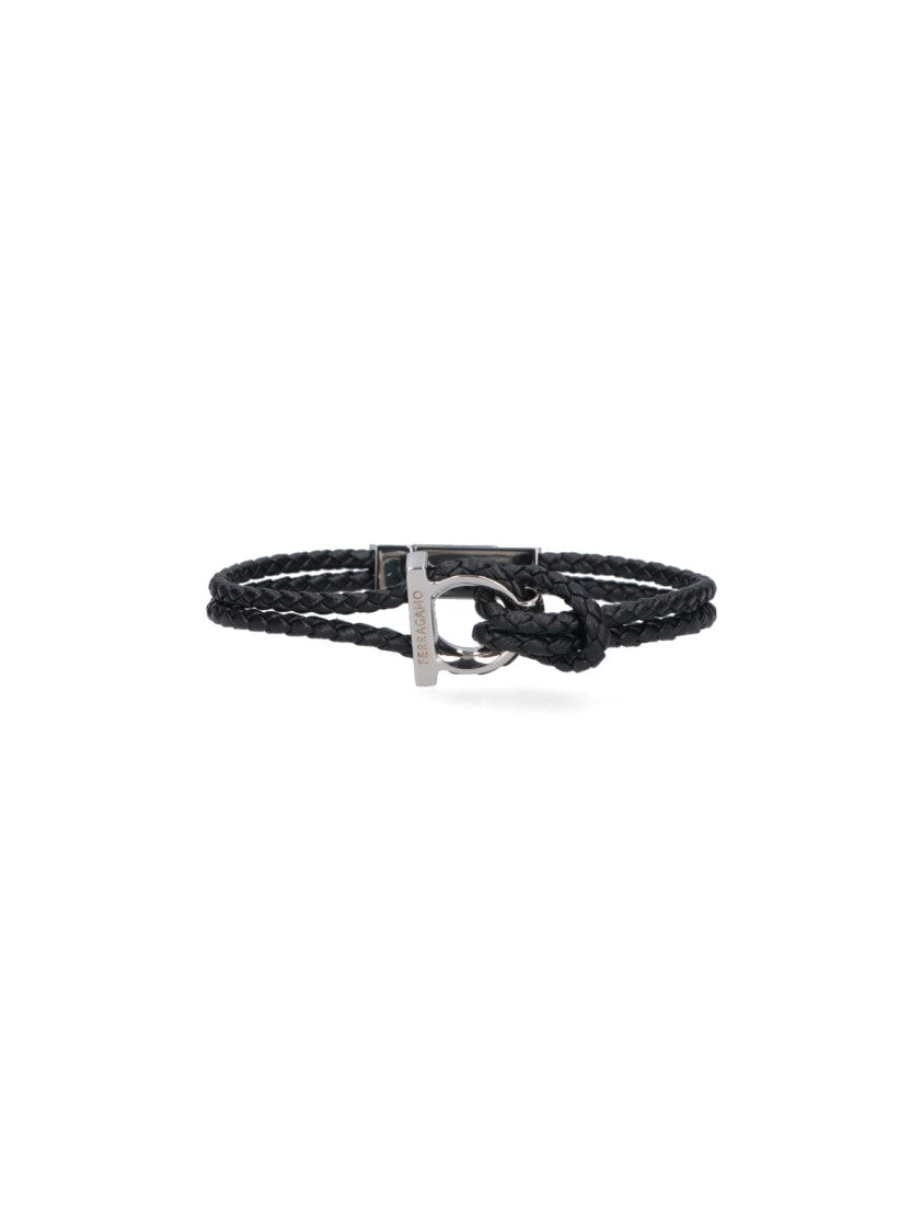 Ferragamo Sleek Minimalist Bijoux Black Accessory