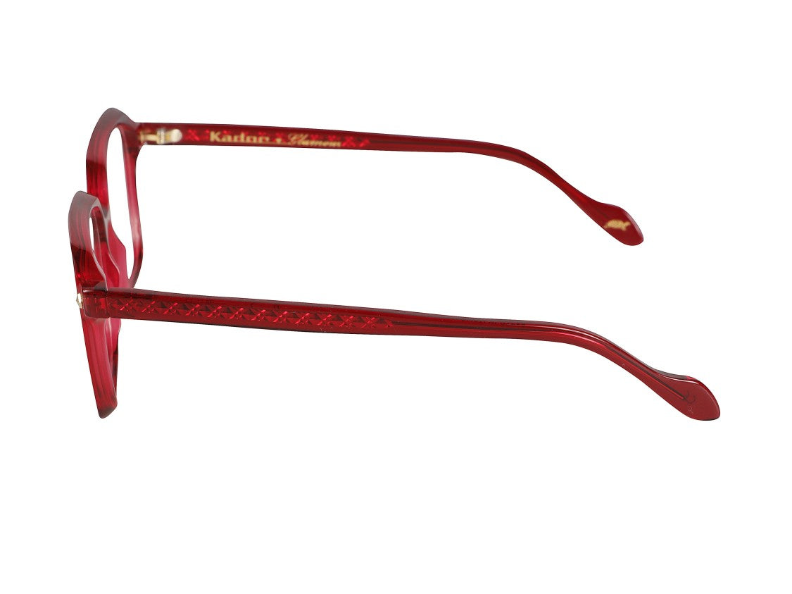 Kador Gold Jodie Oversized Square Eyeglasses