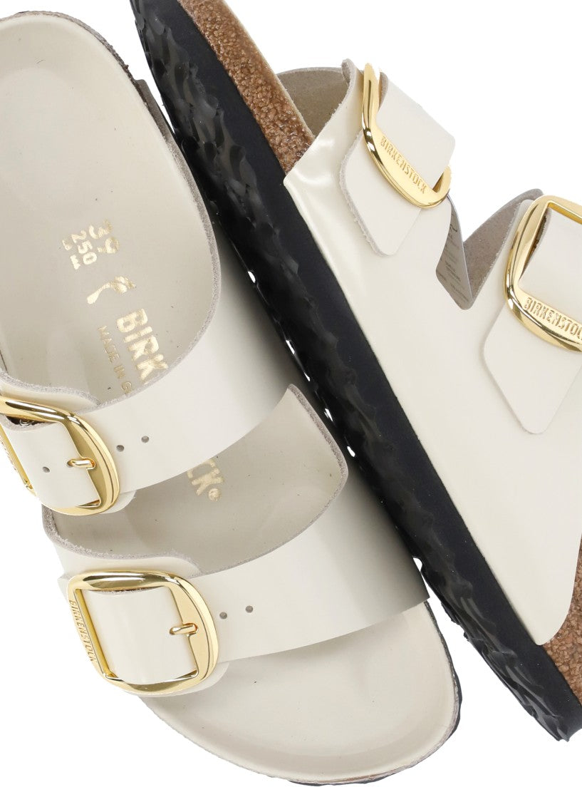 Birkenstock Ivory Arizona Big Buckle Sandals