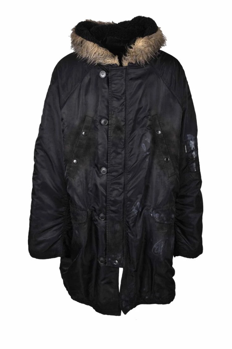 Balenciaga Padded Coat - Black
