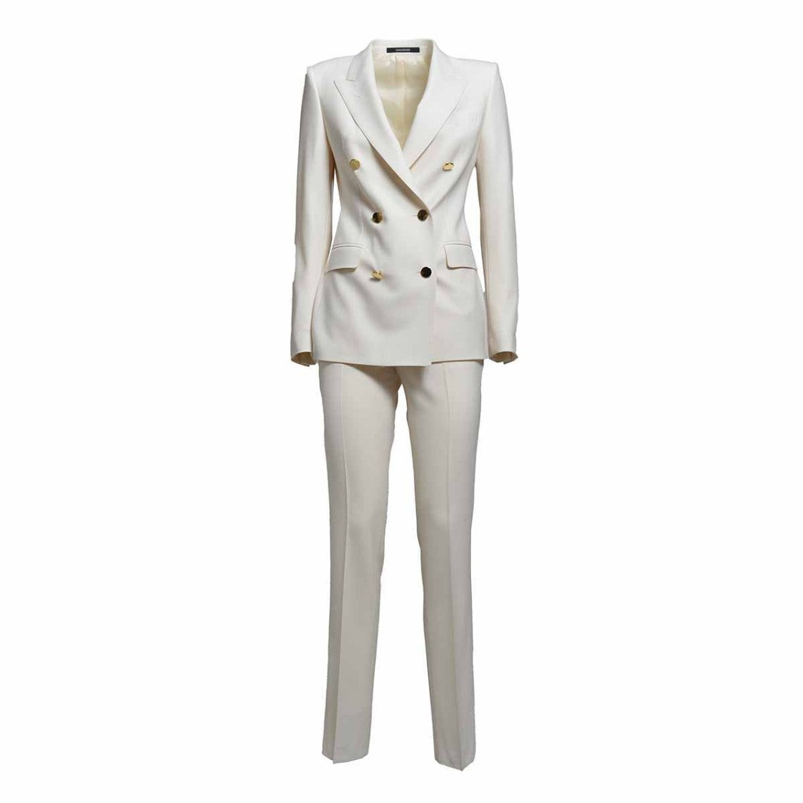 Tagliatore Paris Suit In Cream White Wool