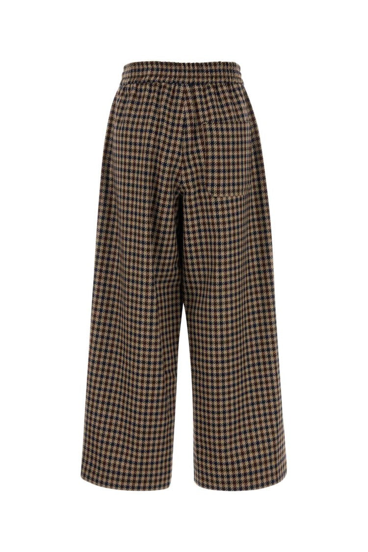 Weekend Embroidered Wool Blend Ebe Wide-Leg Pant