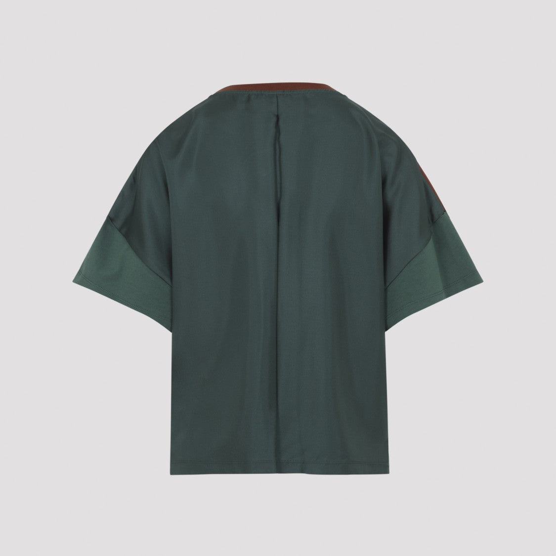 Loewe Color Block T-Shirt With Cotton-Silk Blend