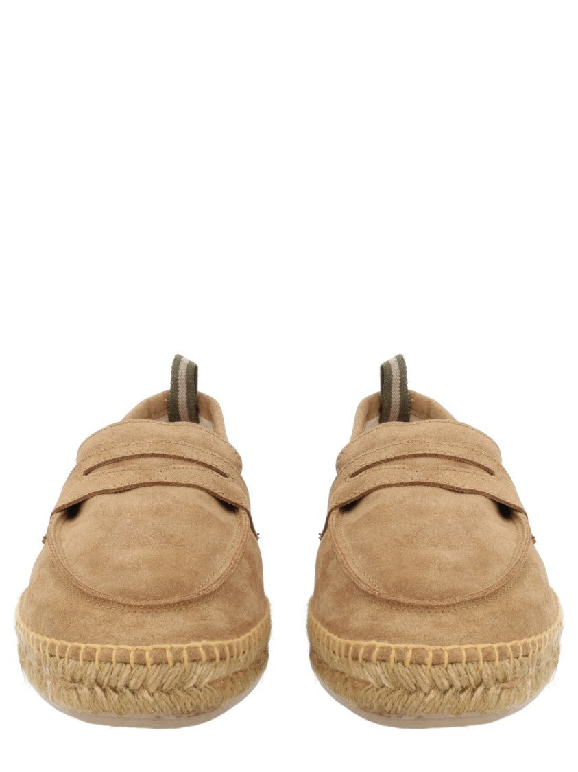 Castaner Nacho Penny Loafer Suede Jute Mules