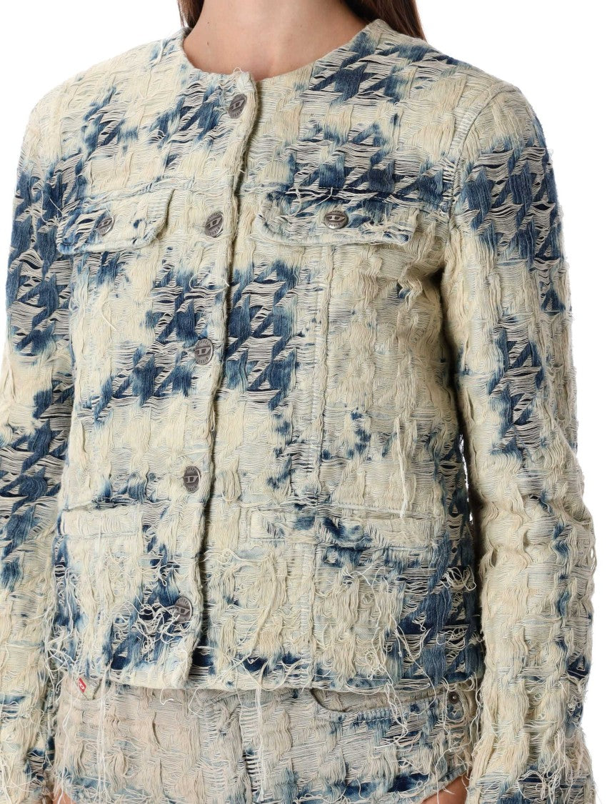 Diesel Distressed Denim Jacket