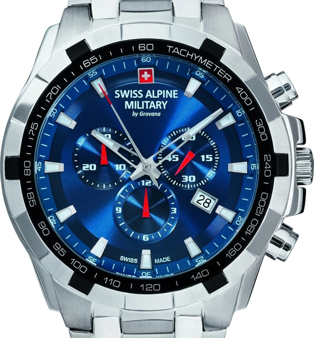 Swiss Alpine Military Swiss Alpine Military Star Fighter Chronograph With Tachymeter