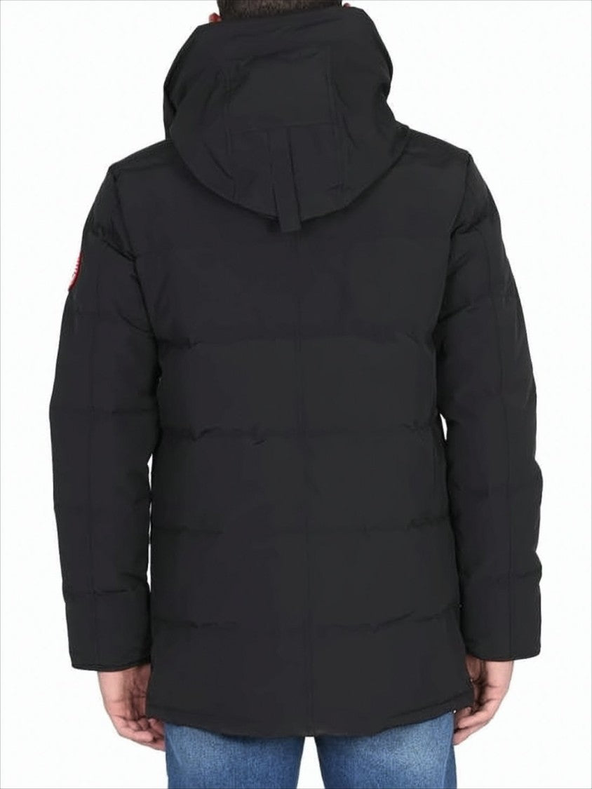 Canada Goose Padded Quilted Jacket With Hood And Snap-Button Closure