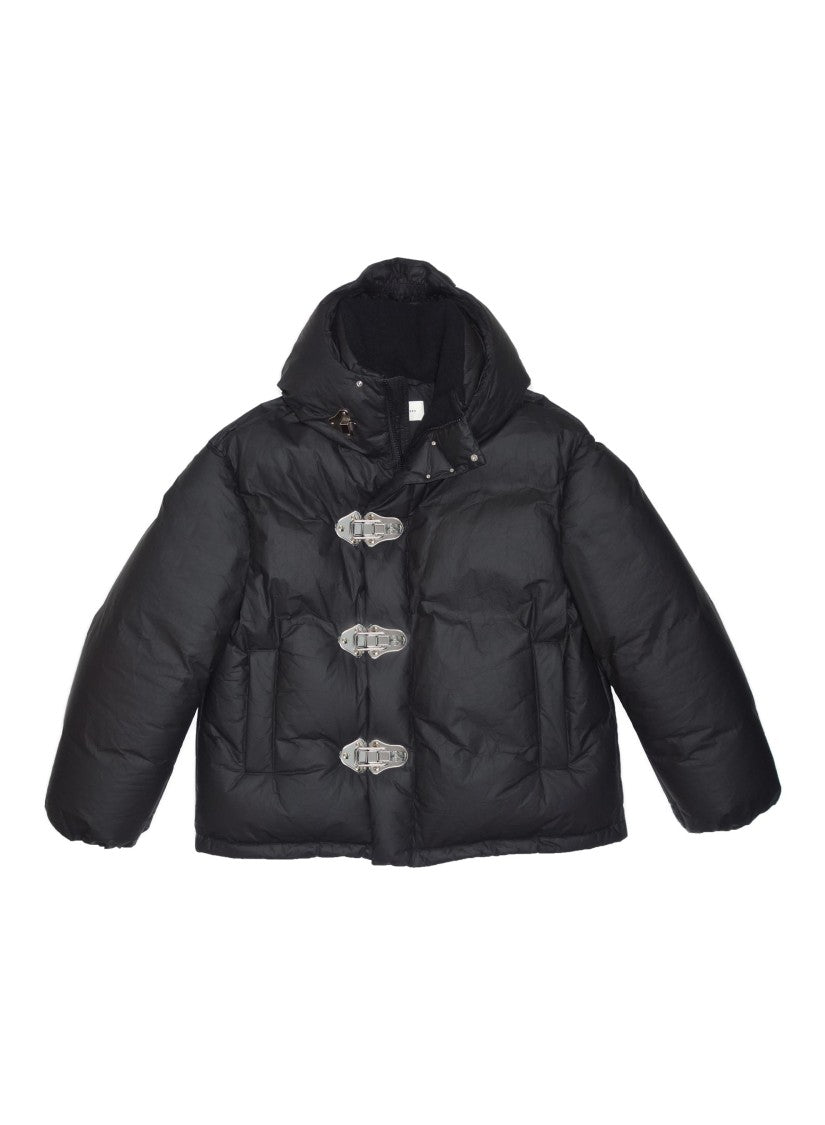 Craig Green Lightweight Black Coat With Classic Hood