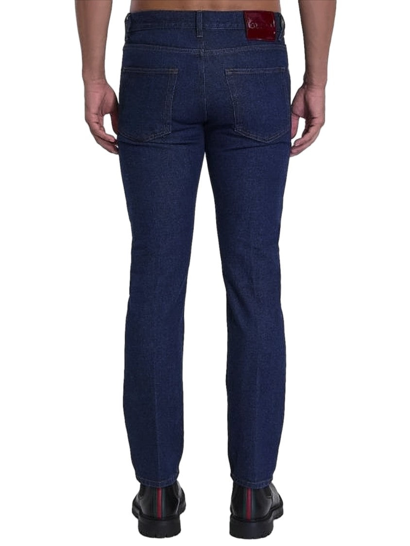 Gucci Indigo Wash Straight-Leg Denim Pants
