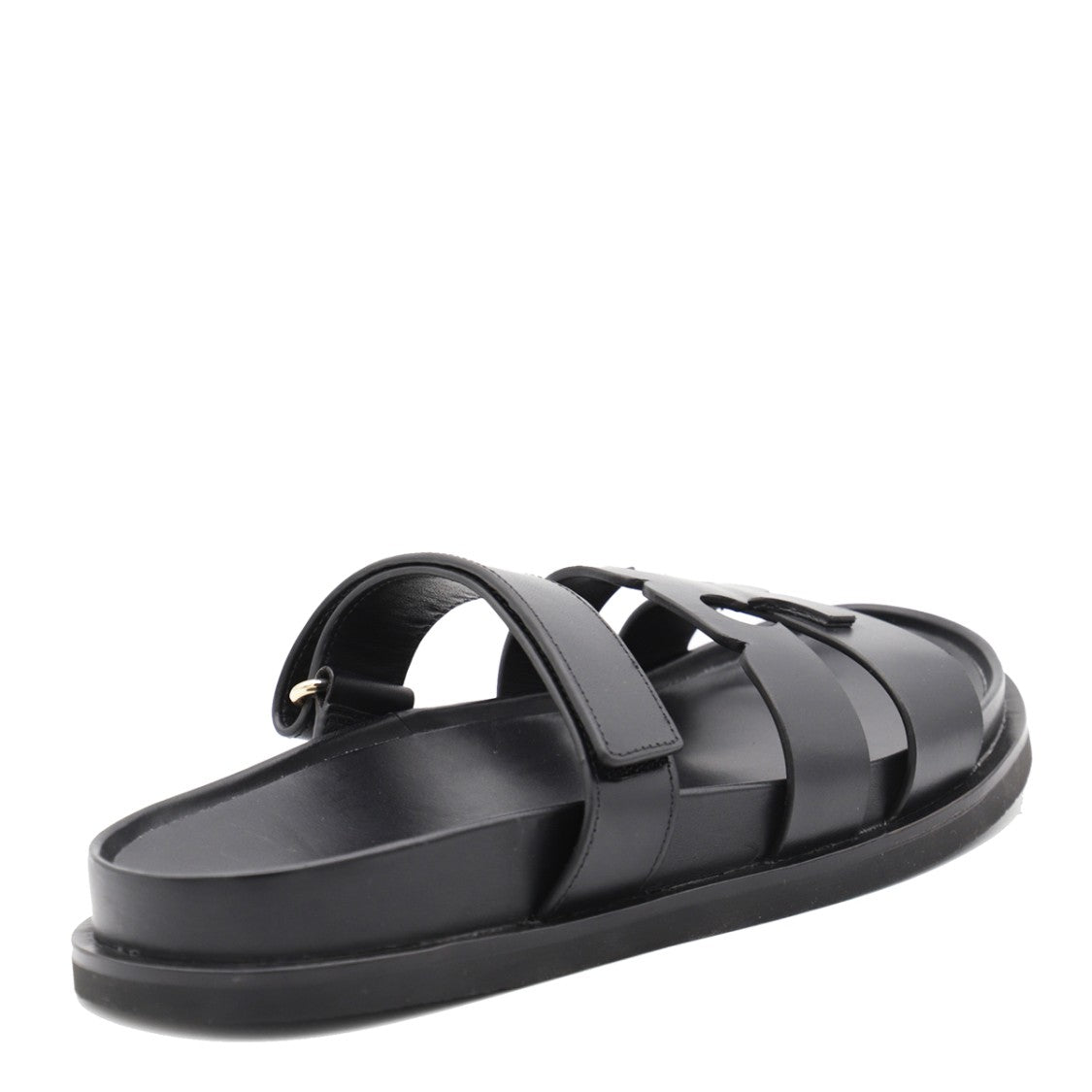 Tory Burch Black Lace-Up Sandals