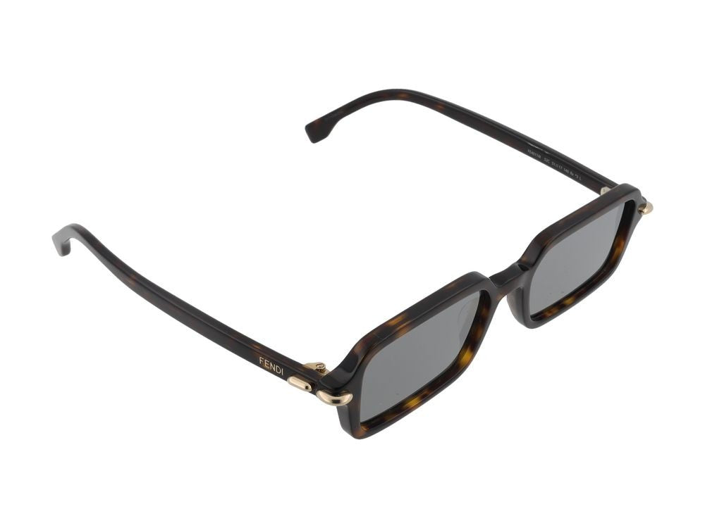 Maison Fendi Fe40174i Black Contemporary Frame Sunglasses