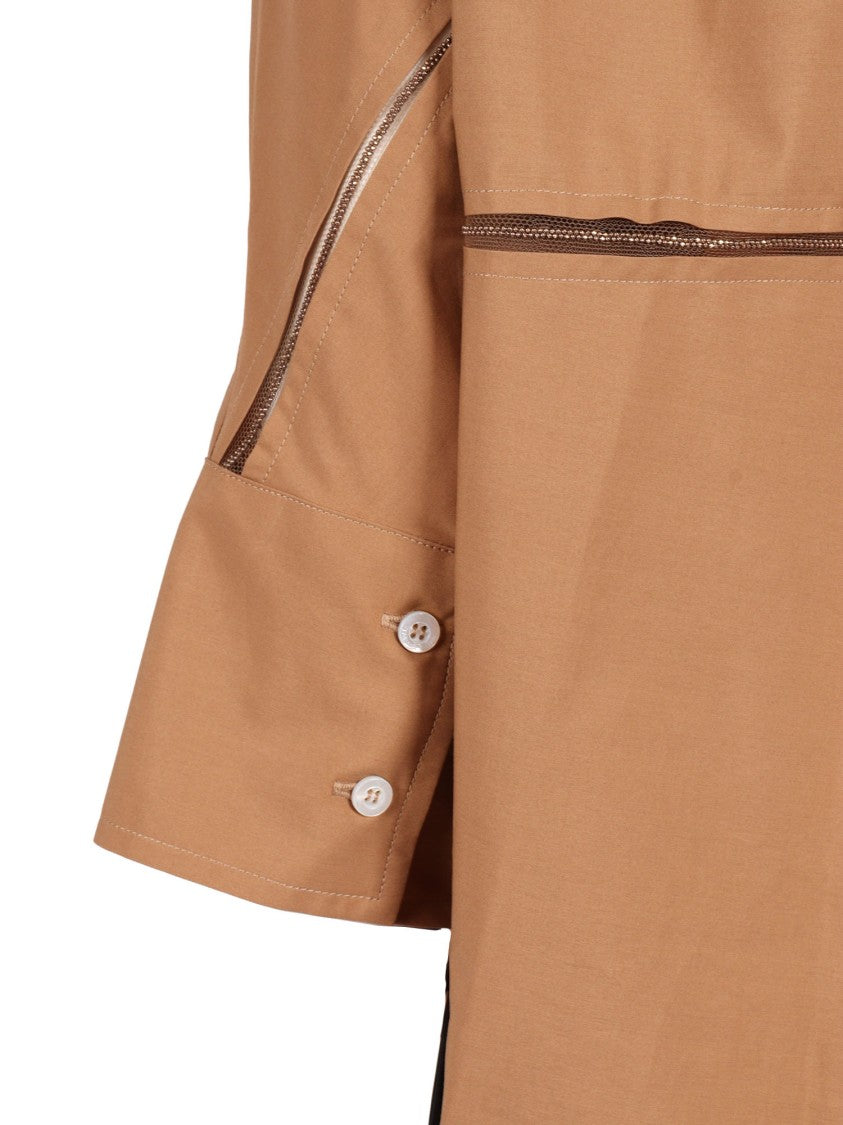 Fabiana Filippi Vimini Poplin Cropped Shirt
