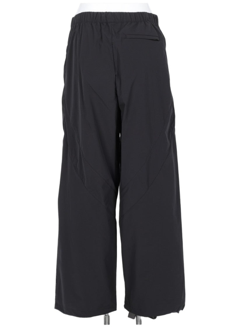 Alexander Wang Wide-Leg Cropped Pants With Tonal Logo Detailing