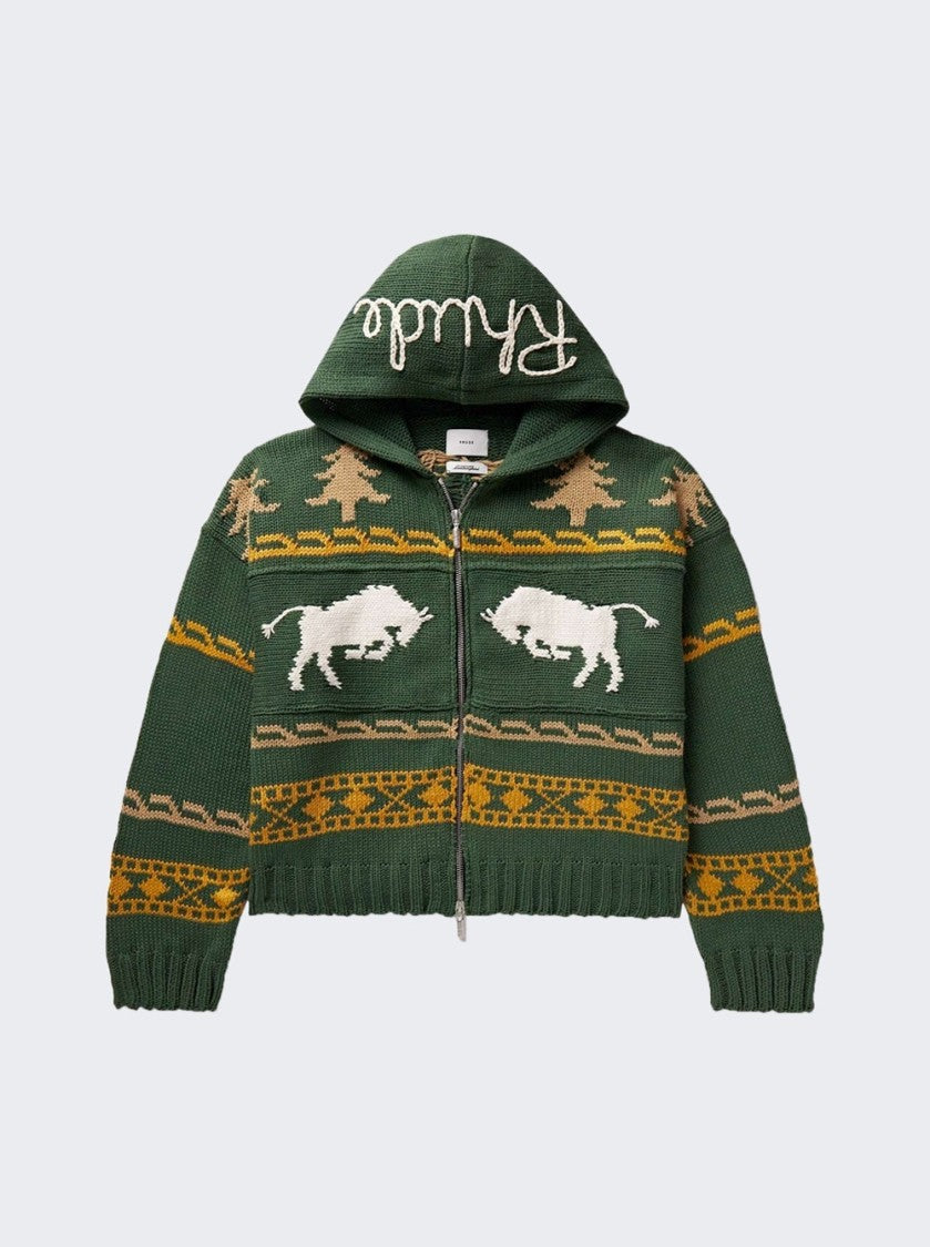 Rhude Knit Zip Hoodie